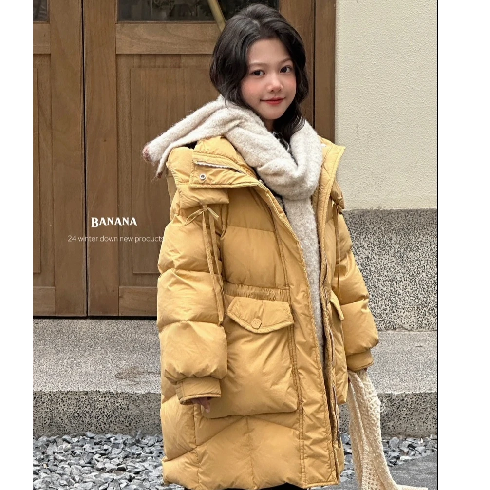 6602高端专享老林家冬季羽绒服黄色（孙）