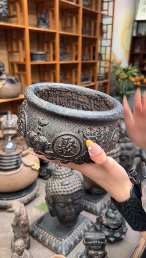 陶土【火山泥】聚宝盆