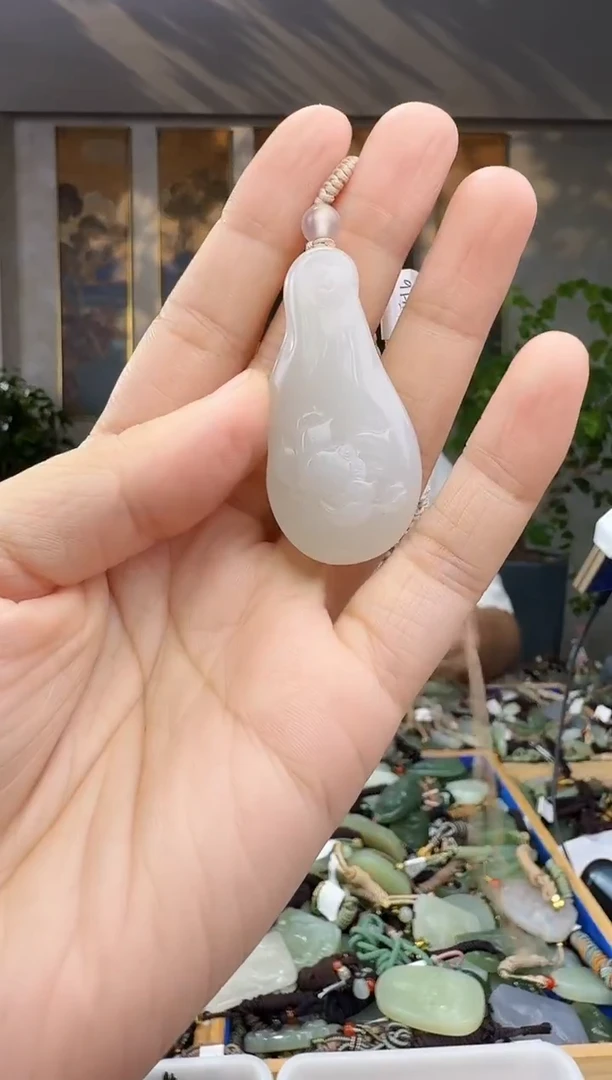 未镶嵌和田玉挂件拍一发一