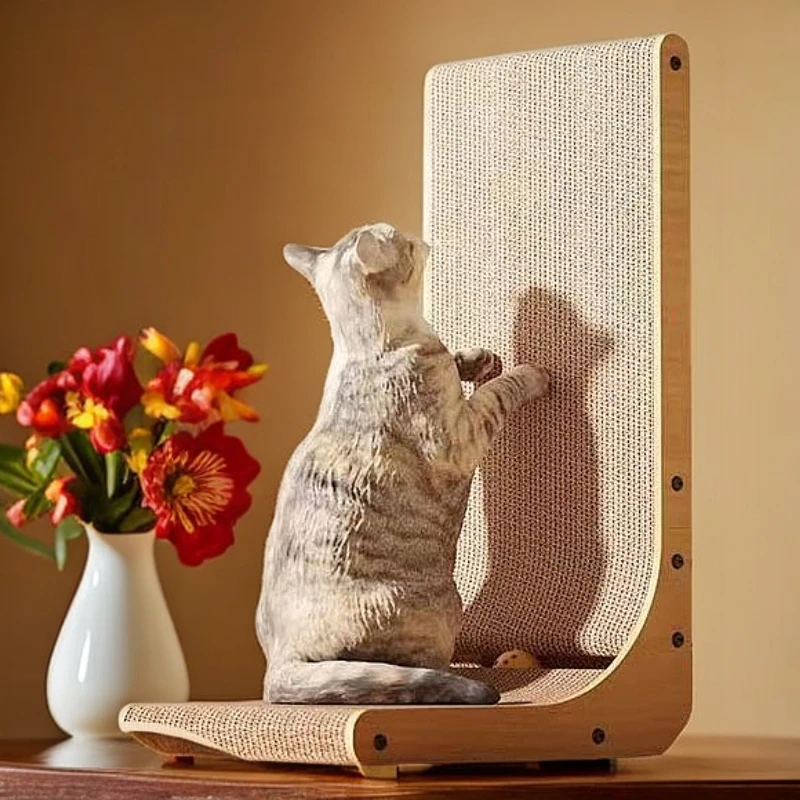 猫抓板立式批发墙角猫咪磨爪器可拆卸瓦楞纸替换芯抓板