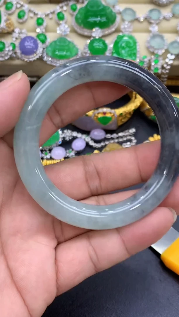 未镶嵌手镯翡翠116-中国好珍宝