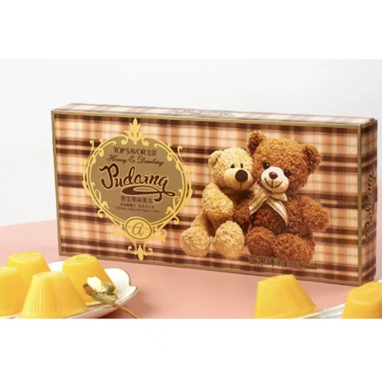 《新鲜日期》金语小熊芒果味果冻280g（8杯）美味零食