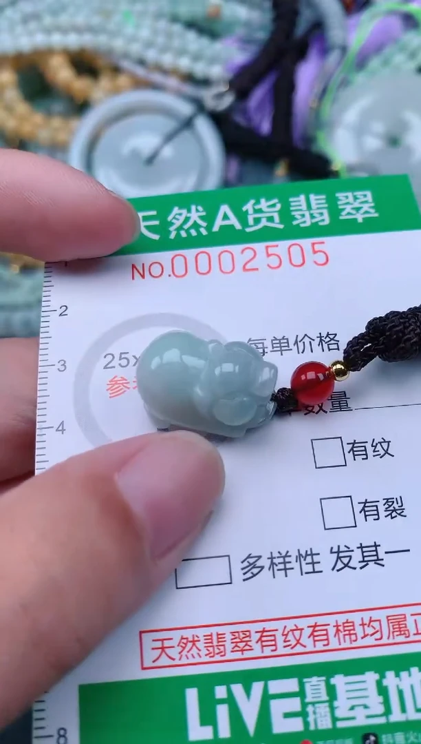 翡翠未镶嵌颈饰.0002505