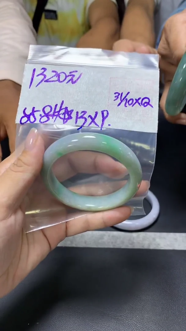 未镶嵌定制翡翠全14手镯55.8#1320元 毛货需抛光