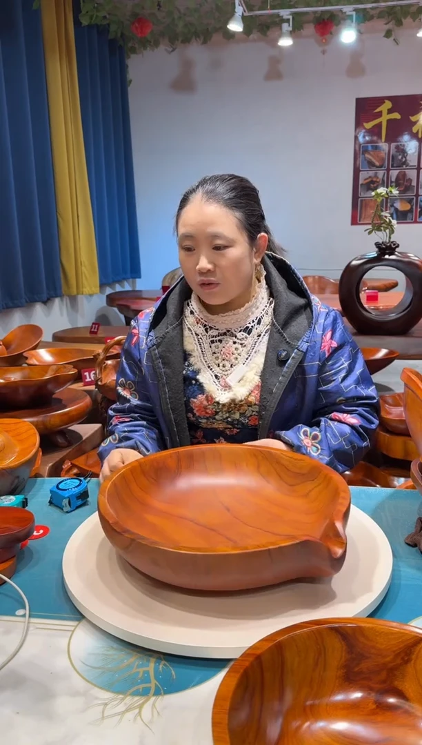 木 出水口果盘 40.5*38*9.8