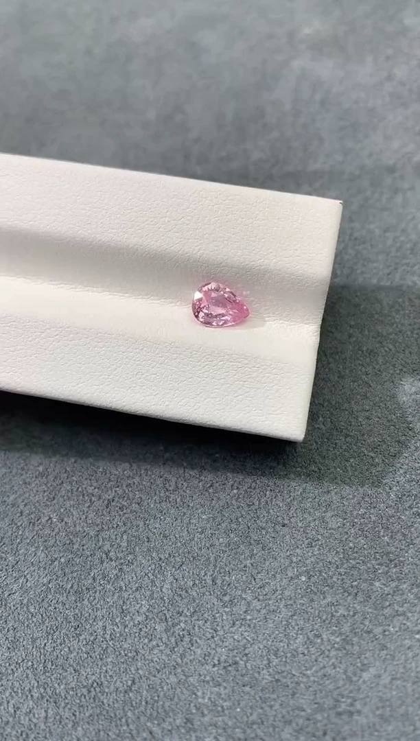 裸石彩色蓝宝石天然无烧帕帕拉恰 1.02CT