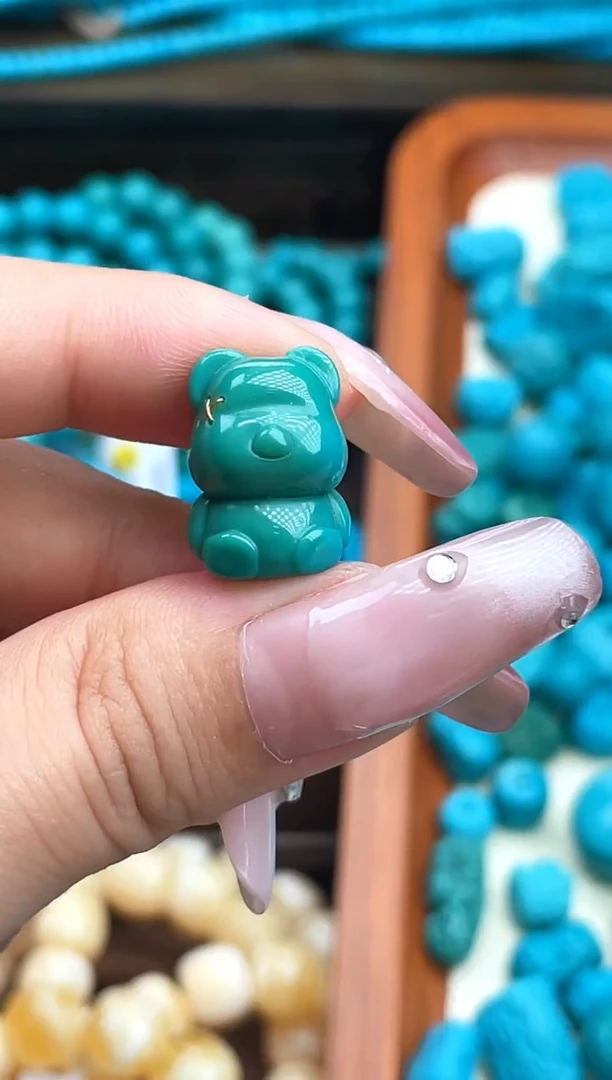 未镶嵌绿松石珠宝奇石A021