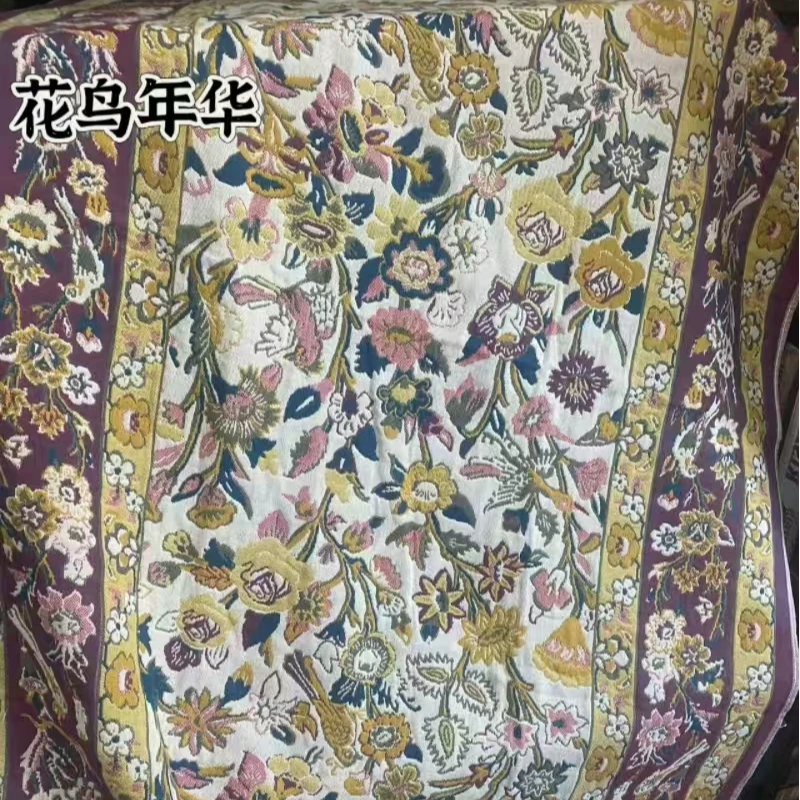 R多功能棉纱布盖毯柔软好看80*160（维克托+花鸟年华）