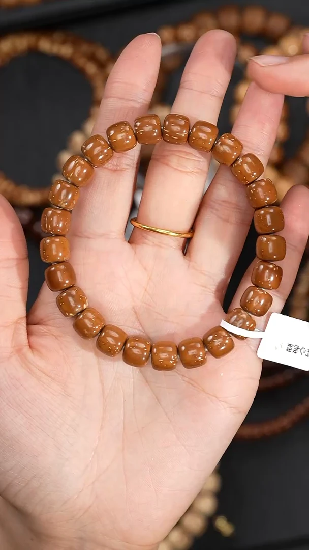 手串紫金鼠9.3mm3红皮实心鼠