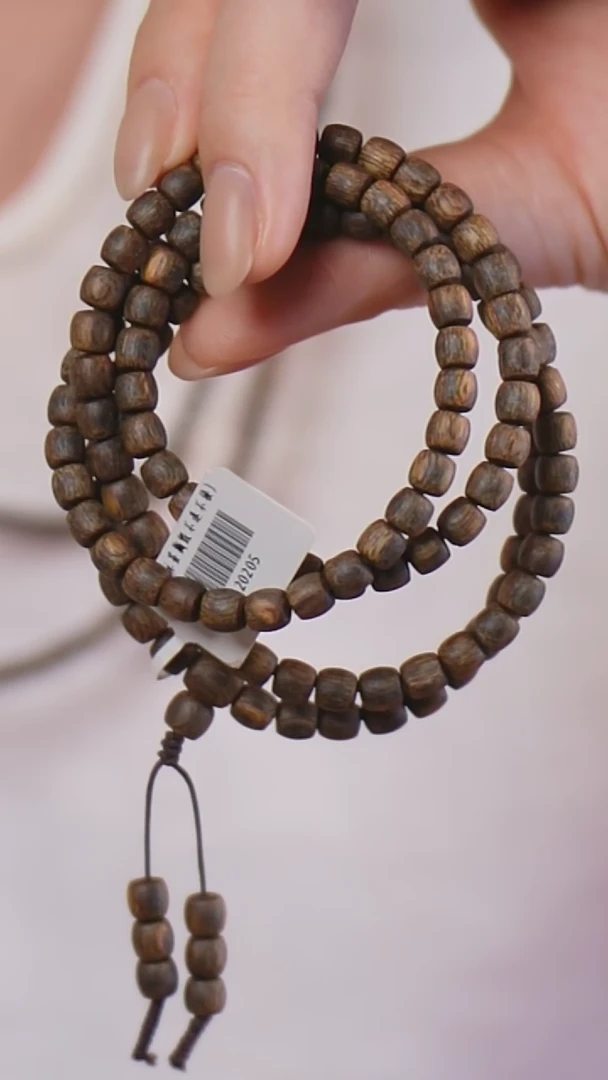 【闪购商品】沉香手串S120205沉香顺纹浮