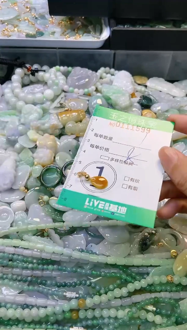 翡翠未镶嵌颈饰闪购0111599