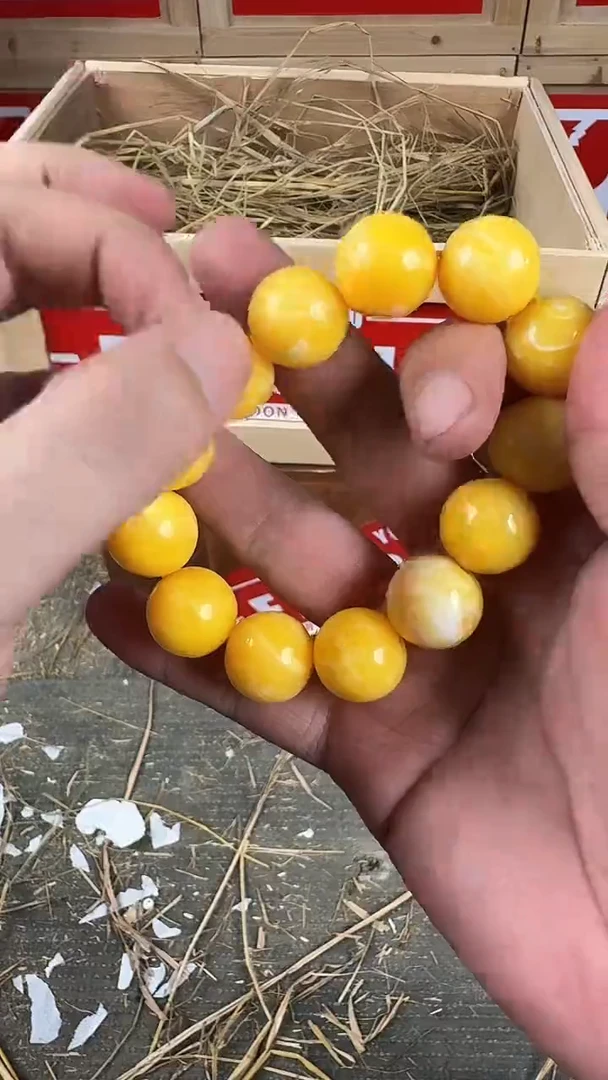 手串菩提根/象牙果鸡油黄
