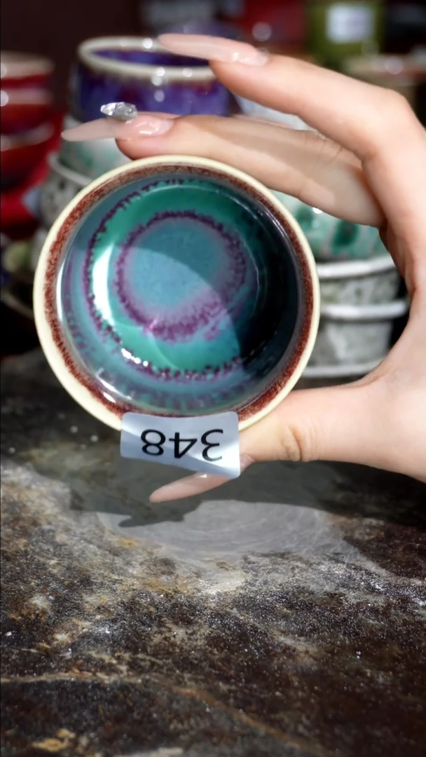 摆件精品窑变钧瓷茶器