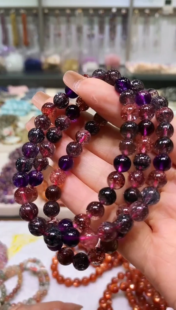 未镶嵌手链水晶多样性发其一7+