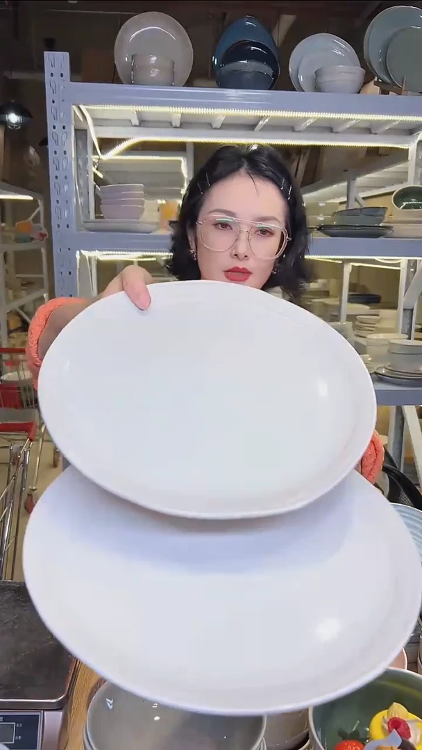 瓷242外贸尾货高温釉下彩陶瓷餐具默认微瑕