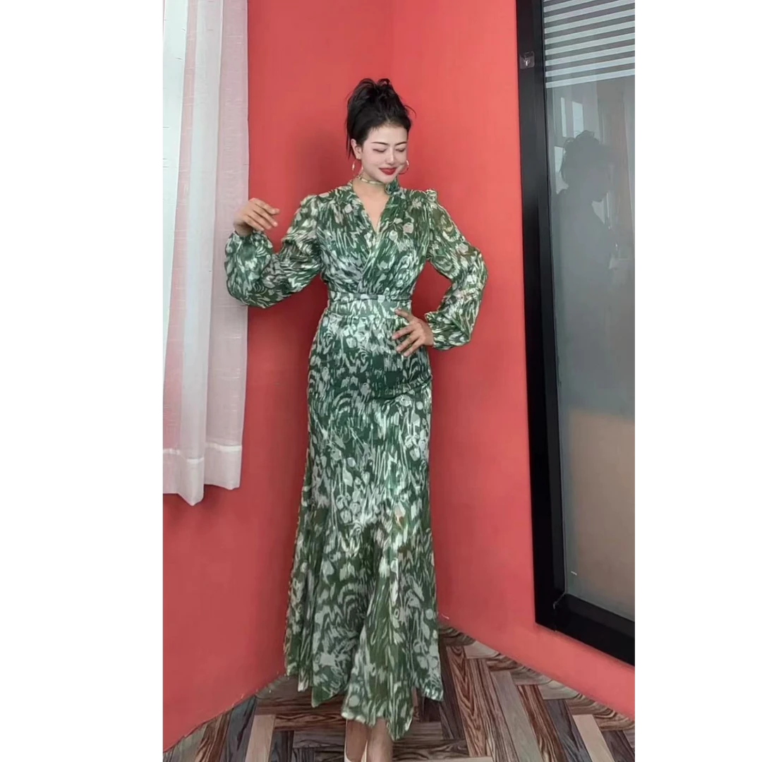 2503-1 新款时尚气质收腰显瘦女装连衣裙