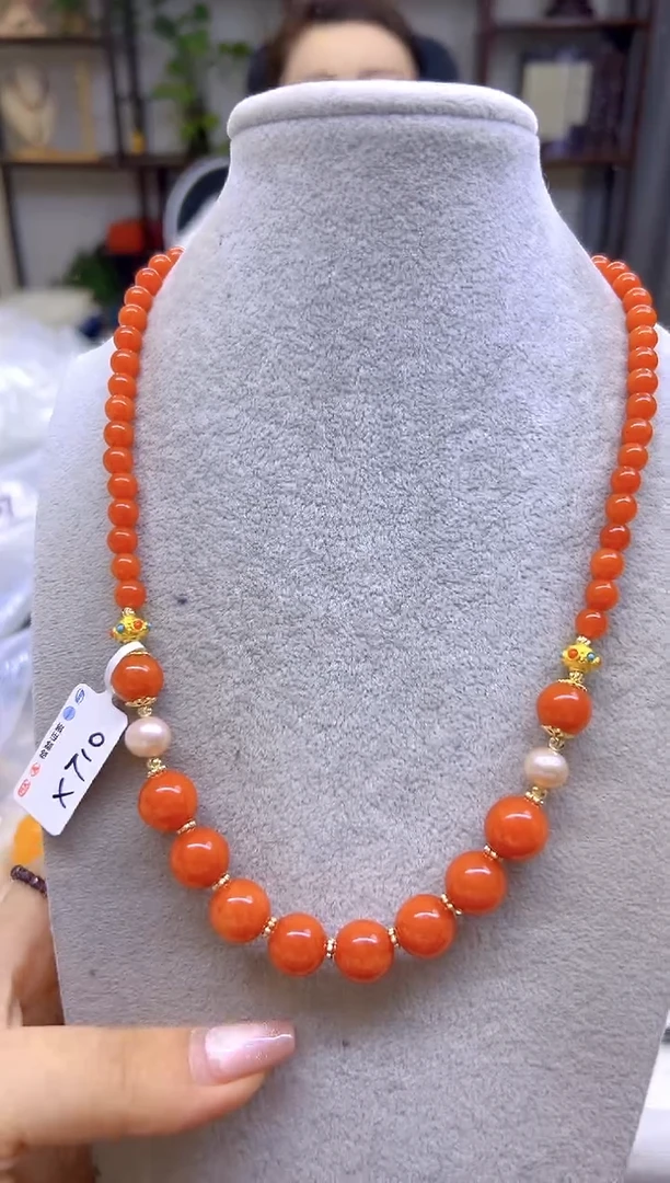 翡翠未镶嵌项链DIY款X710