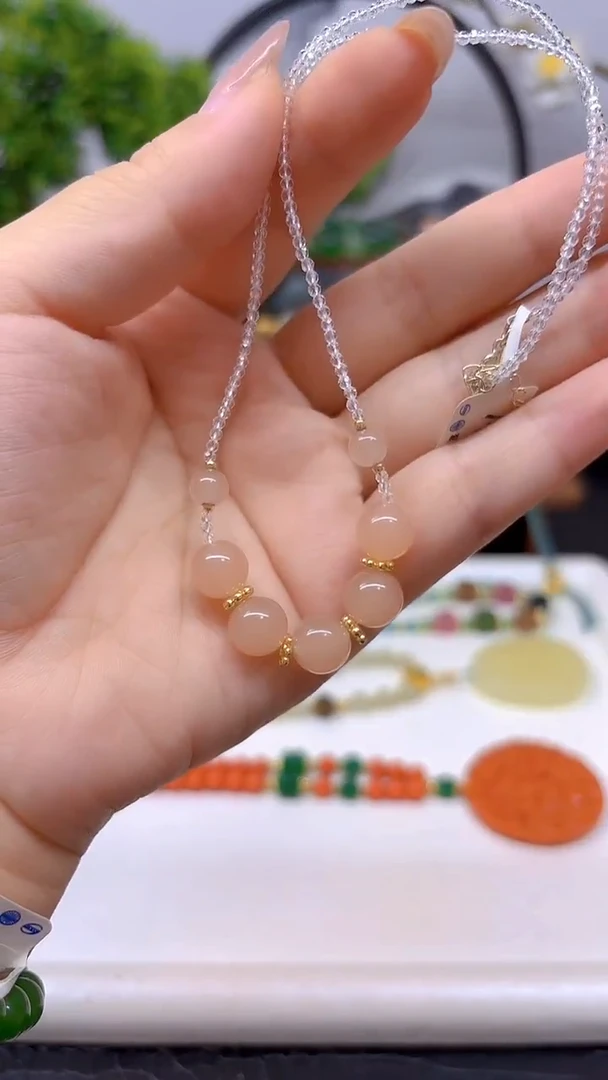 和田玉未镶嵌颈饰X641