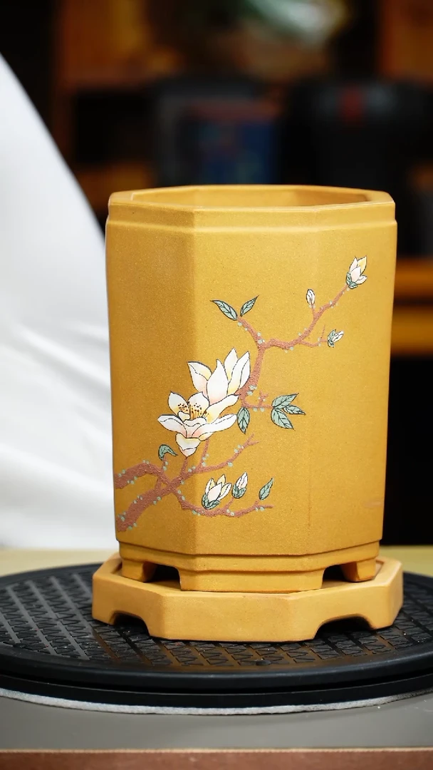 紫砂花盆宜兴紫砂花盆