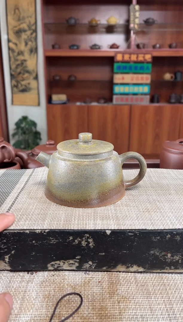 茶杯紫砂柴烧鱼罩紫砂壶