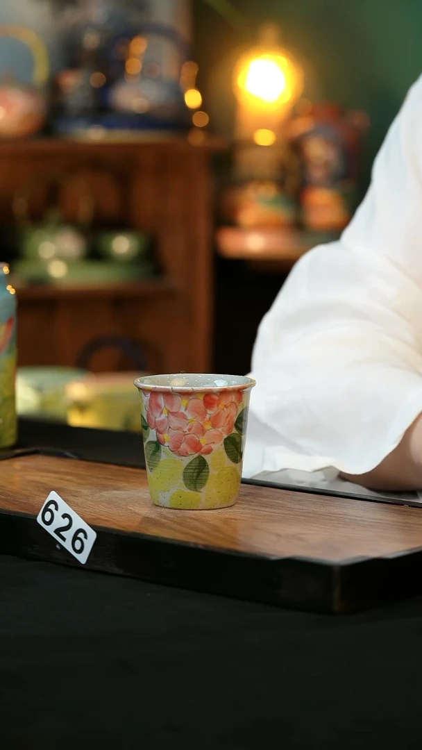 杯手绘心瓷陶瓷浮力