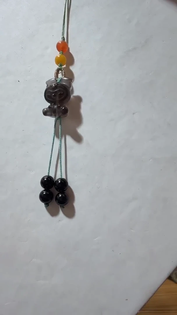 未镶嵌黑曜岩车挂优0001