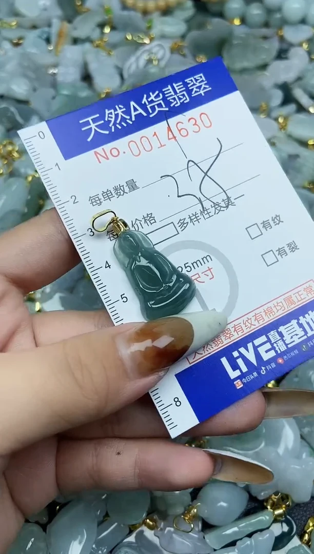 【闪购商品】翡翠颈饰未镶嵌天然A货翡翠