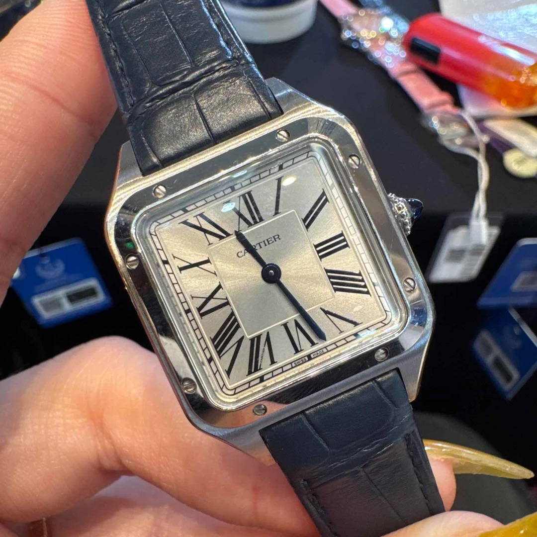 99新 Cartier/卡地亚 山度士系列腕表/24年全套