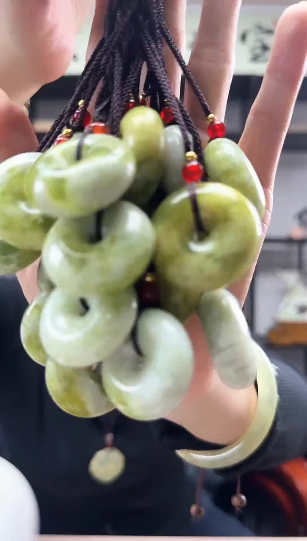 未镶嵌岫玉颈饰多样性发货拍一发一