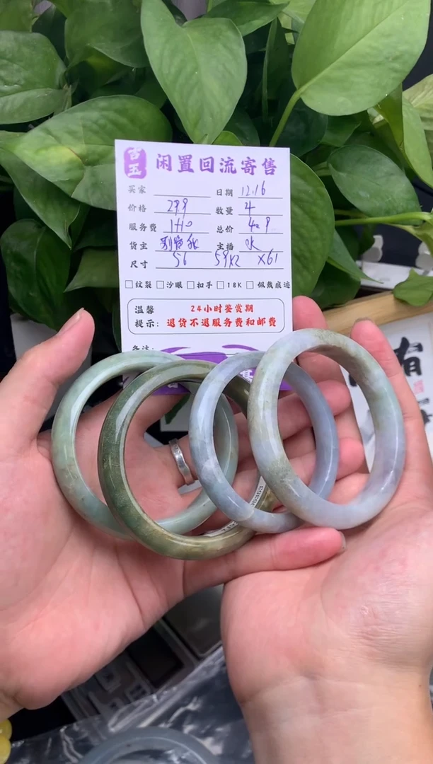 未镶嵌手镯翡翠手镯