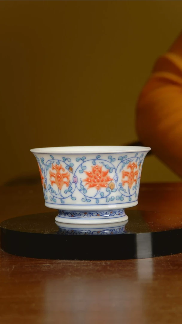 杯手工手绘杯杯很美丽