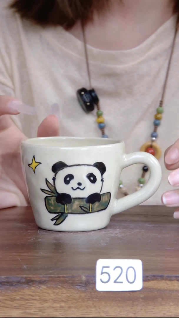 杯子景德镇陶瓷手绘520