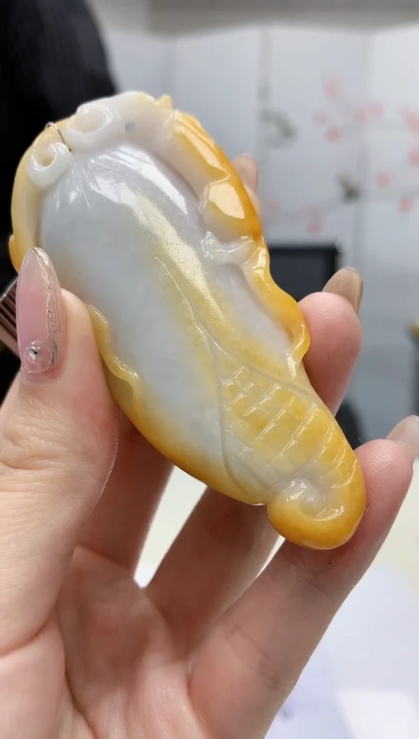 【闪购商品】定制翡翠未镶嵌5153jw-毛货手把件70