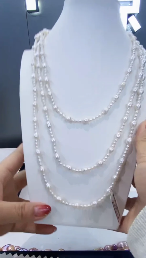 毛衣链未镶嵌淡水珍珠Y淡水毛衣链  160cm