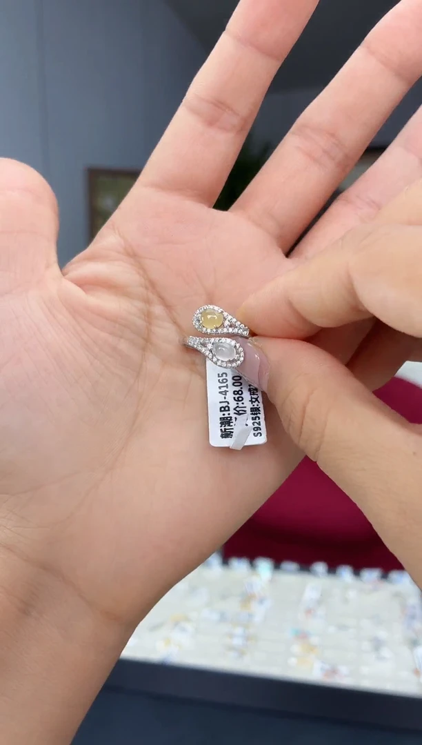 银S925镶嵌戒指翡翠111111111111