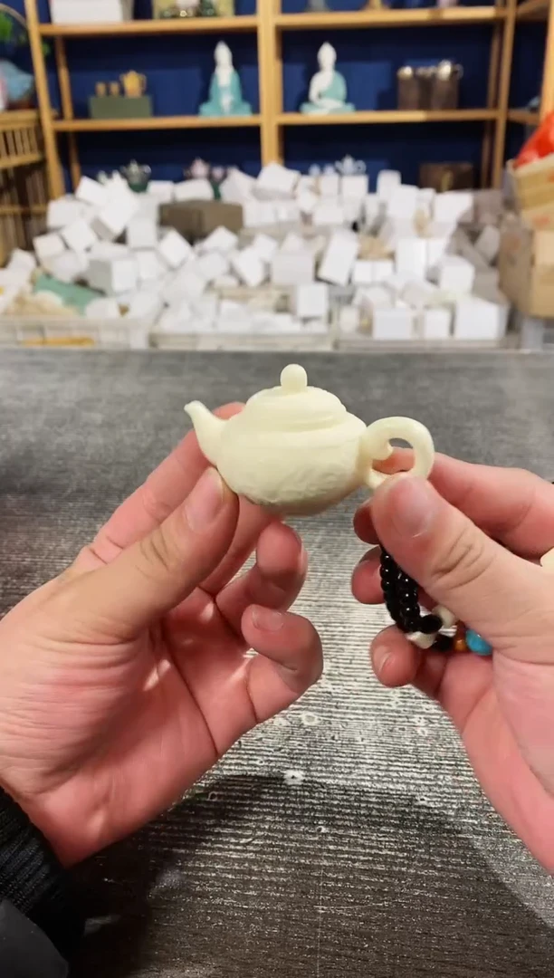 【闪购商品】其他象牙白南瓜西施壶手链挂件