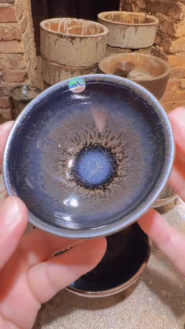 茶盏树*91修光明柴烧建盏主人杯