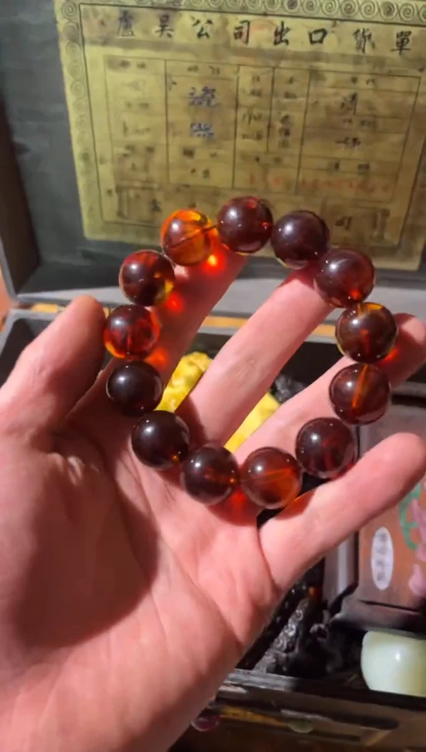 【闪购商品】琥珀手串未镶嵌31羊羊羊羊羊羊羊羊