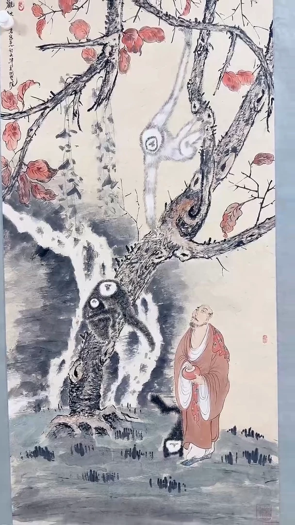 书法12-1-20刘老师8平尺国画作品