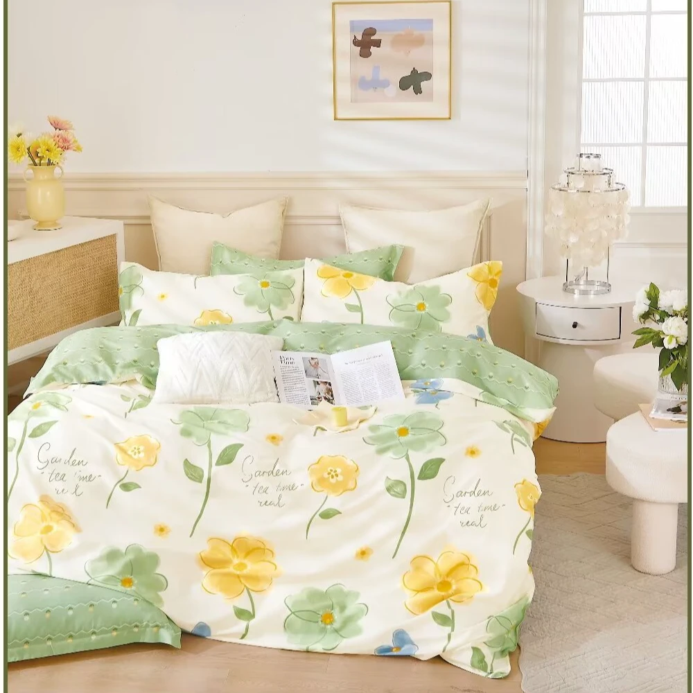 【孤品】全棉四件套 亲肤柔软保暖贴身四季能用透气舒服婴儿级舒适