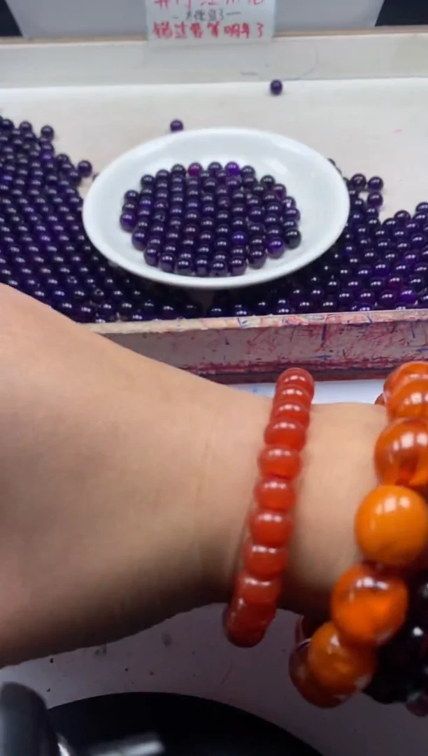 【闪购商品】玛瑙/玉髓颈饰未镶嵌x206舒俱来8mm*25颗