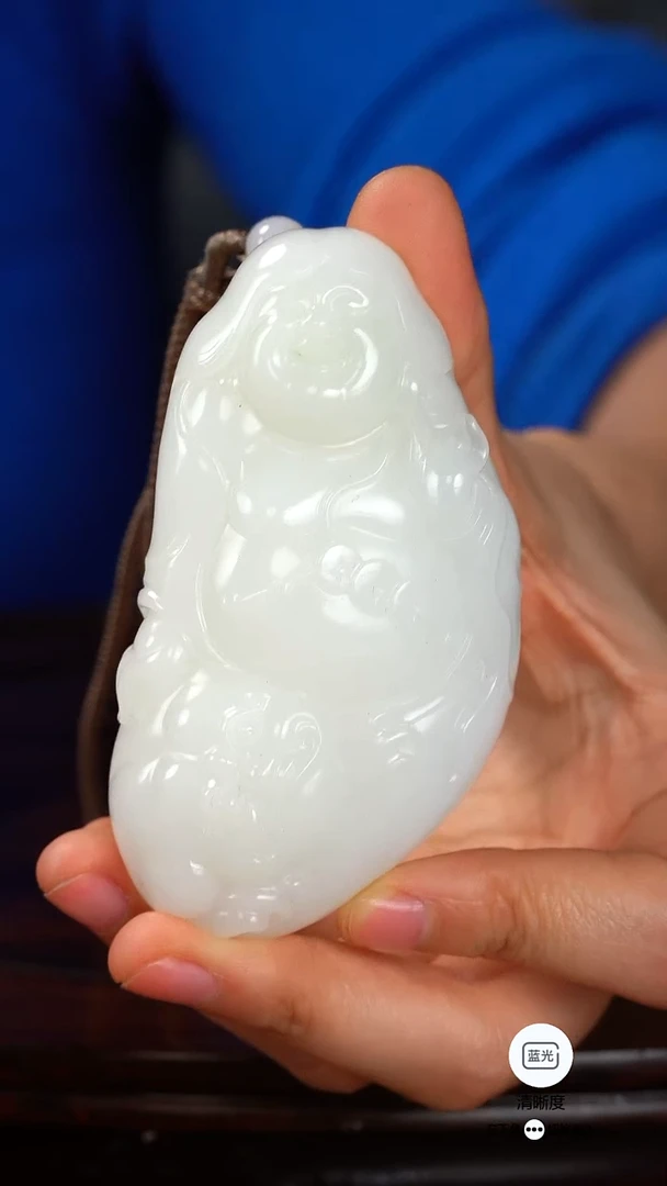 未镶嵌和田玉把件清*乐刘海戏金蟾