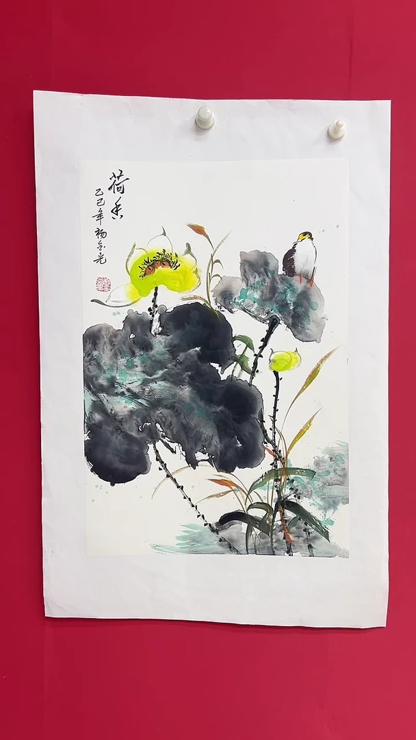 国画杨金光/花鸟/国画/宣纸