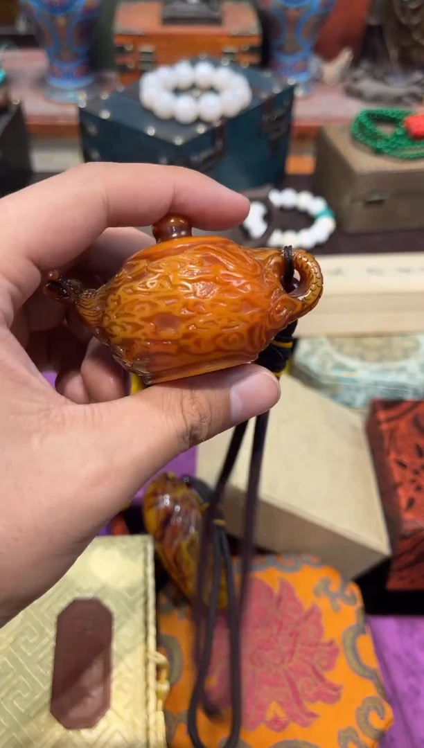 未镶嵌蜜蜡裸石W刘哥高端专属精品16