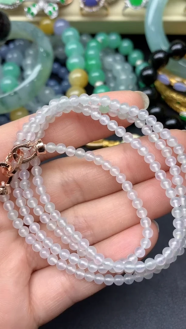 未镶嵌手串翡翠50-雪姐翡翠天天见