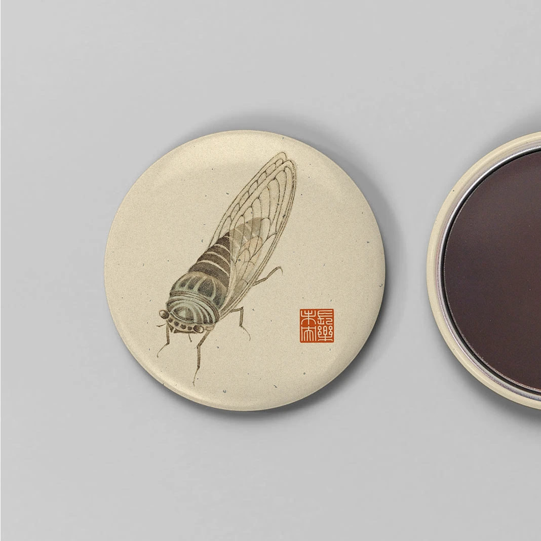 文创花木-吧唧冰箱贴 买一送一