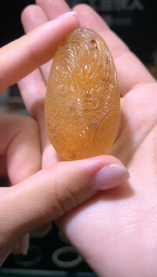 琥珀颈饰未镶嵌老王严选