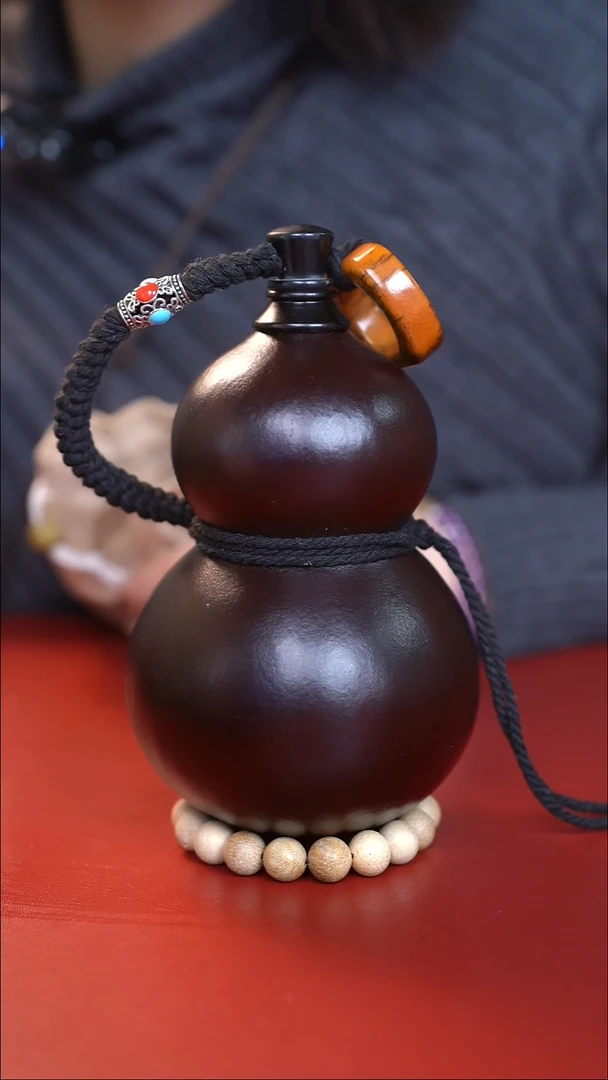 040手工大漆酒葫芦