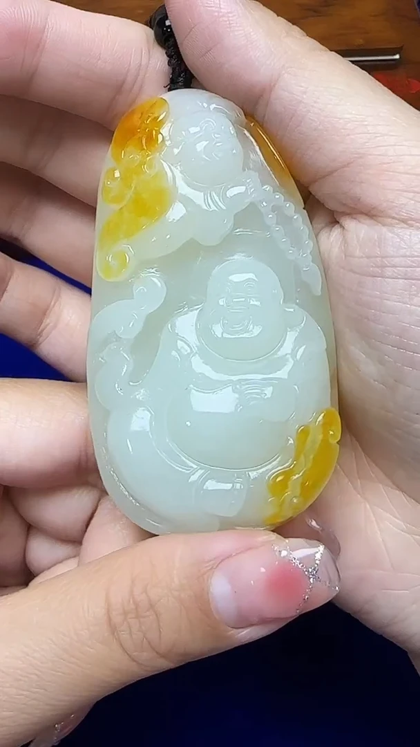 和田玉未镶嵌把件1