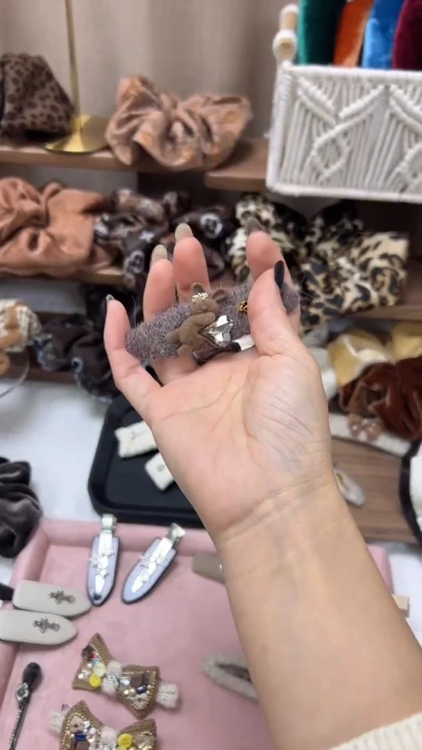 非金属布艺简约发饰